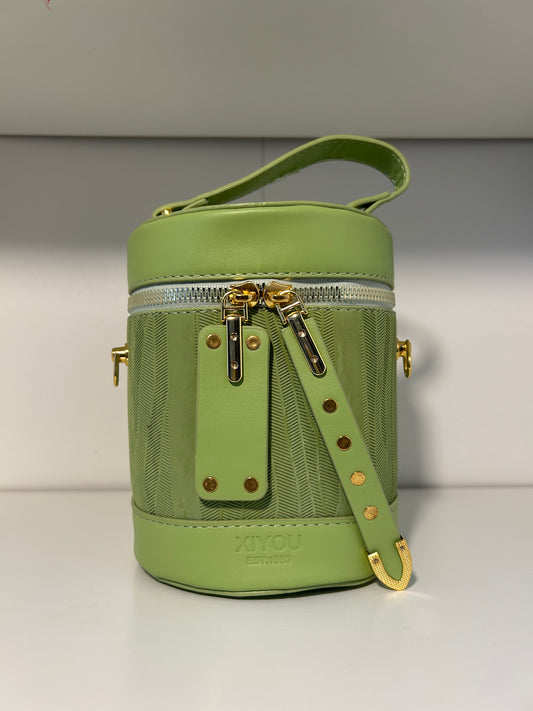 Matcha Latte Barrel Bag