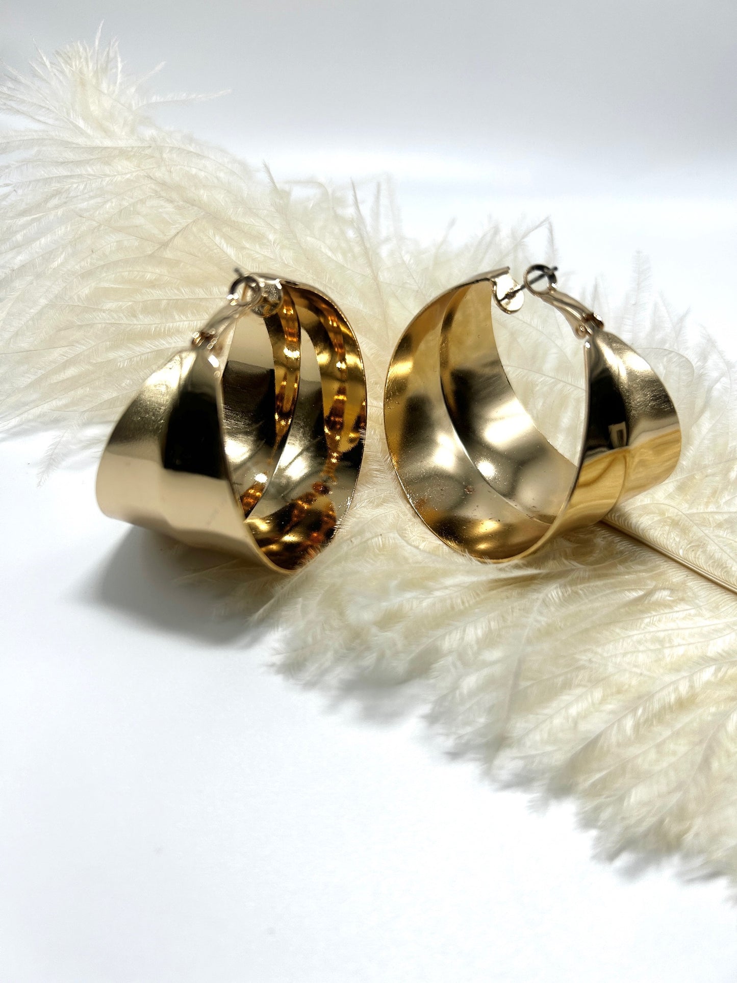 Genevieve Gold Hoops