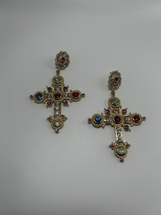 Riley Cross Earrings