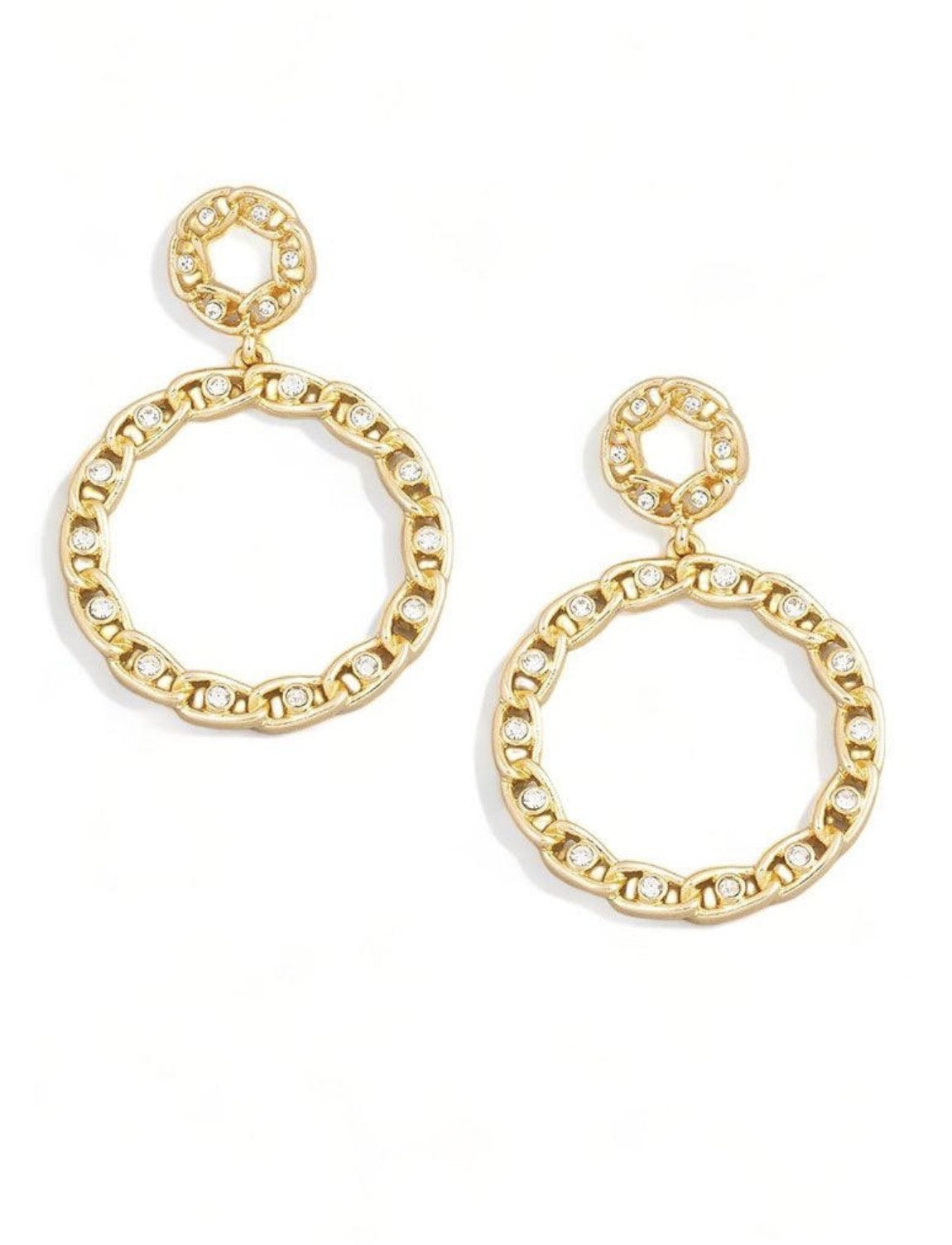 Ruby Gold Earrings